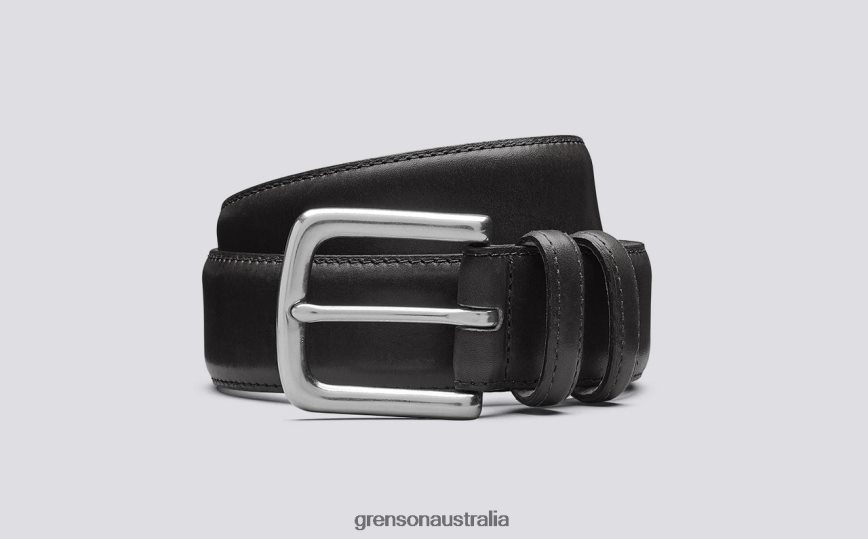 Grenson CASUAL BELT Unisex Black Accessories LFTT6B518