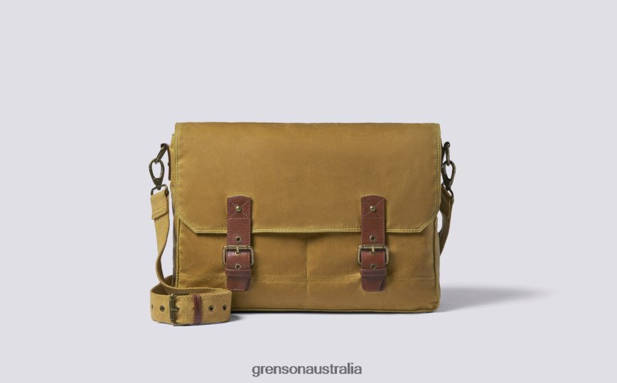 Grenson MESSENGER BAG Unisex Khaki Accessories LFTT6B510
