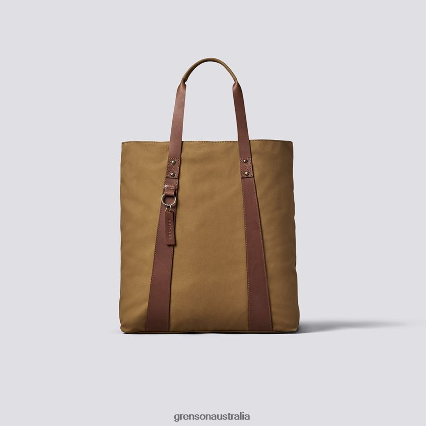 Grenson TOTE BAG Unisex Khaki Accessories LFTT6B512
