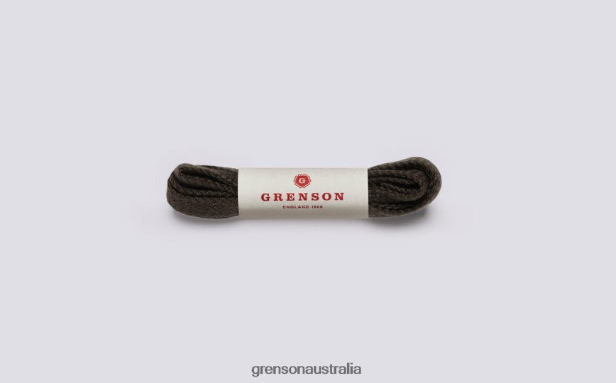 Grenson FLAT SHOE LACES Unisex Khaki Accessories LFTT6B427