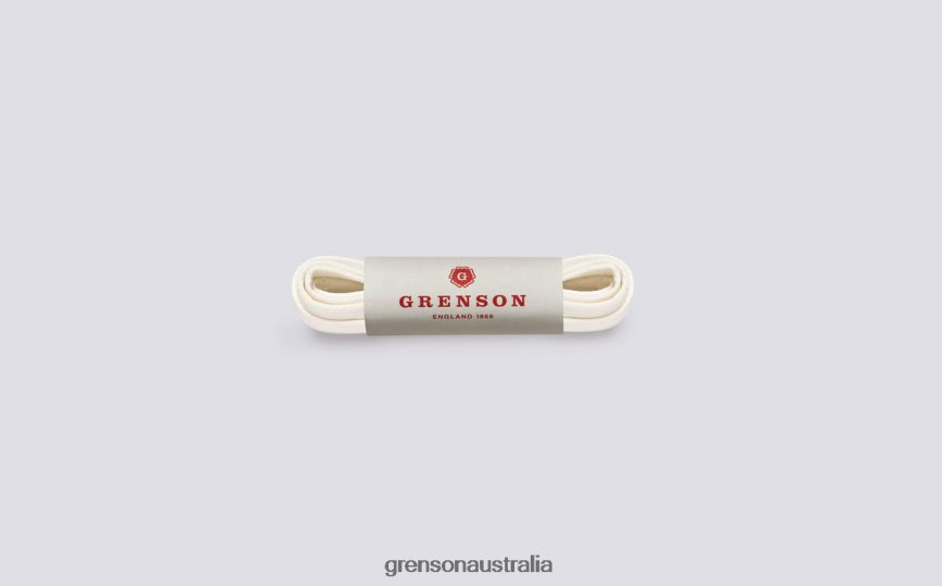 Grenson FLAT SNEAKER LACES Unisex White Accessories LFTT6B422