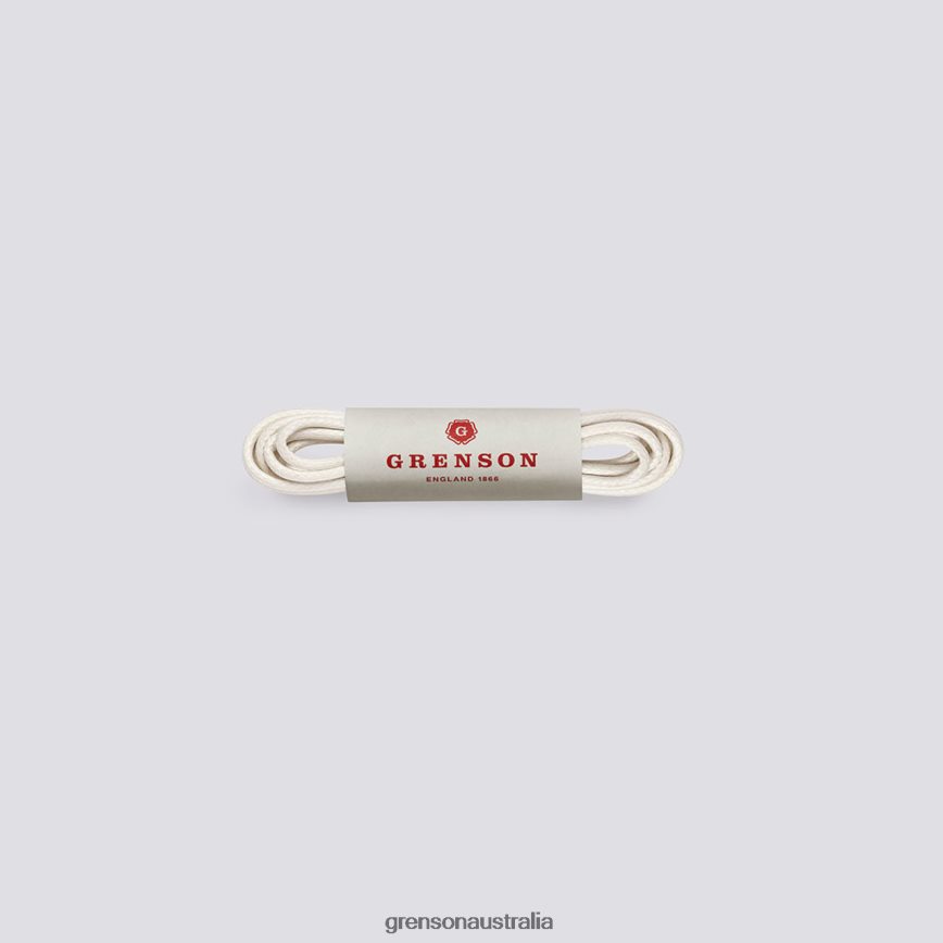 Grenson ROUND SNEAKER LACES Unisex White Accessories LFTT6B418