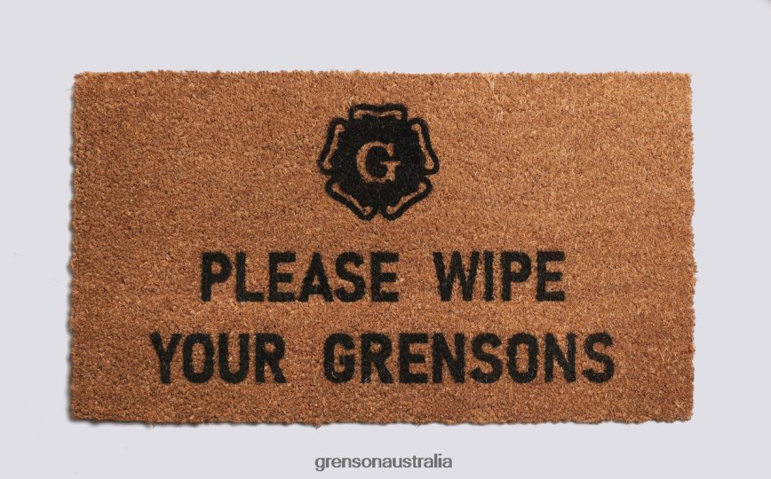Grenson Door Mat Unisex Natural Shoe Care LFTT6B415