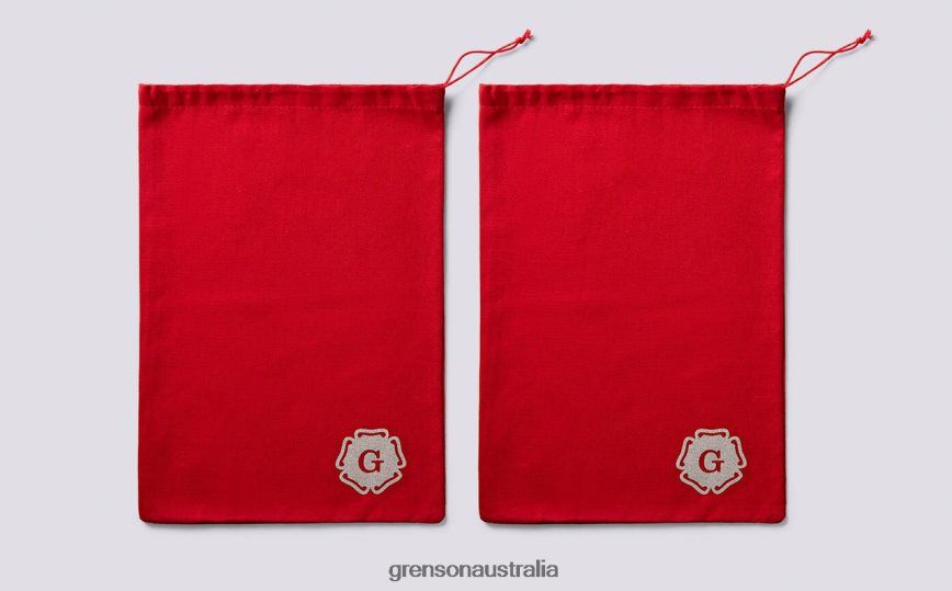 Grenson RED BOOT BAG Unisex Red Shoe Care LFTT6B397