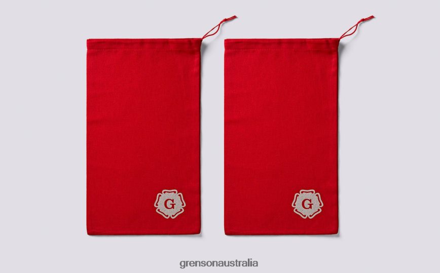 Grenson RED SHOE BAG Unisex Soft Shoe Care LFTT6B396