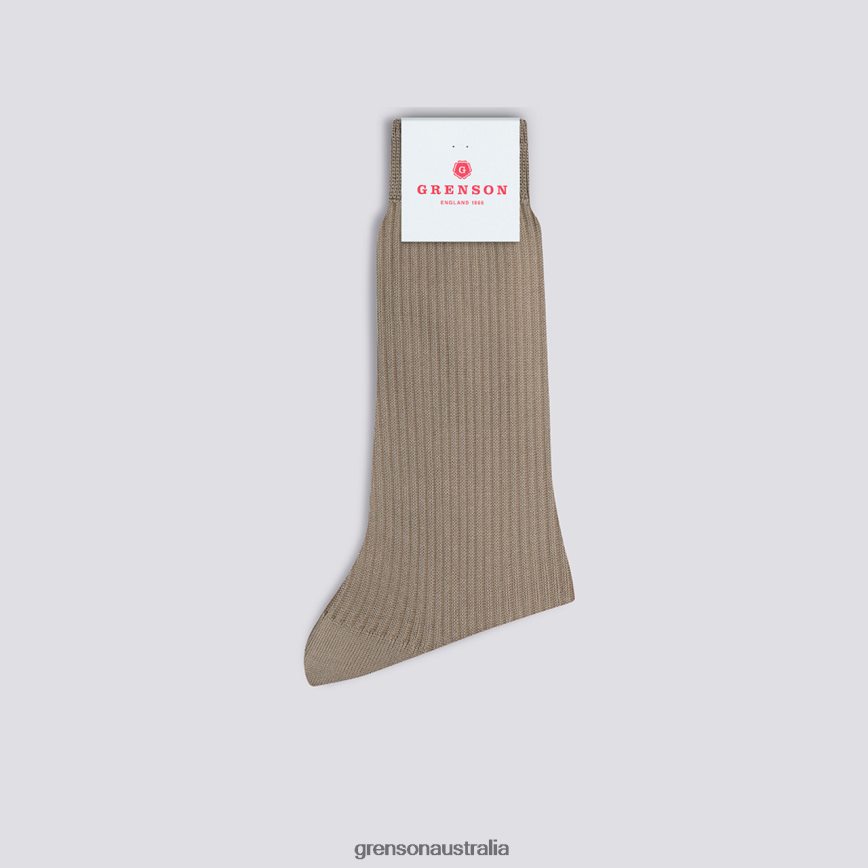 Grenson FALSE SEAM SOCK Women Cream Accessories LFTT6B507