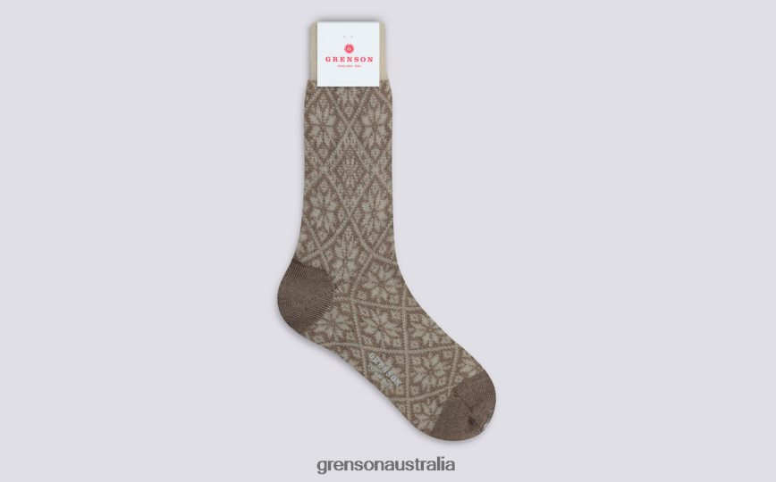 Grenson NORDIC SOCK Women Ecru Accessories LFTT6B509
