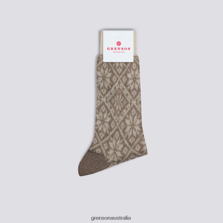 Grenson NORDIC SOCK Women Ecru Accessories LFTT6B509