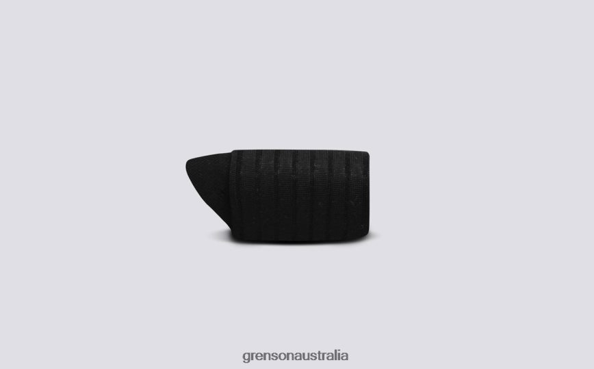 Grenson PLAIN RIB SOCK Men Black Accessories LFTT6B460