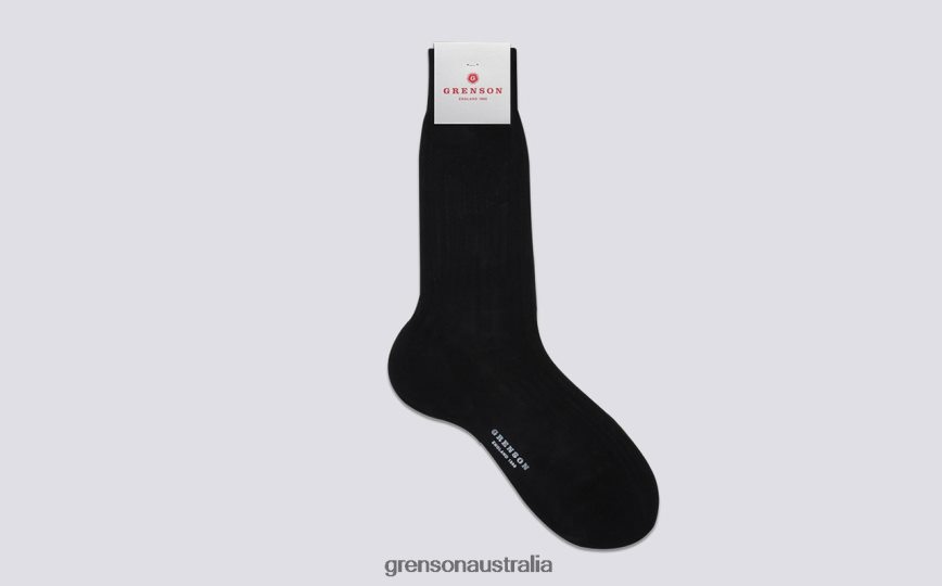 Grenson PLAIN RIB SOCK Men Navy Accessories LFTT6B458