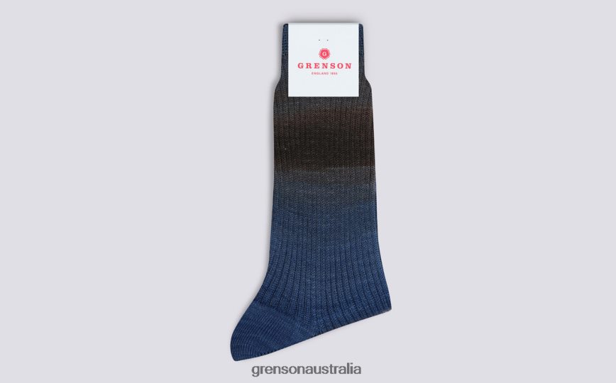 Grenson RAINBOW SOCK Women Blue Multi Accessories LFTT6B503