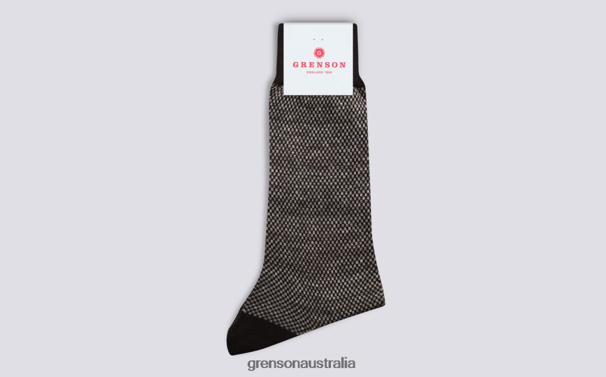 Grenson SCALE SOCK Men Black Accessories LFTT6B488