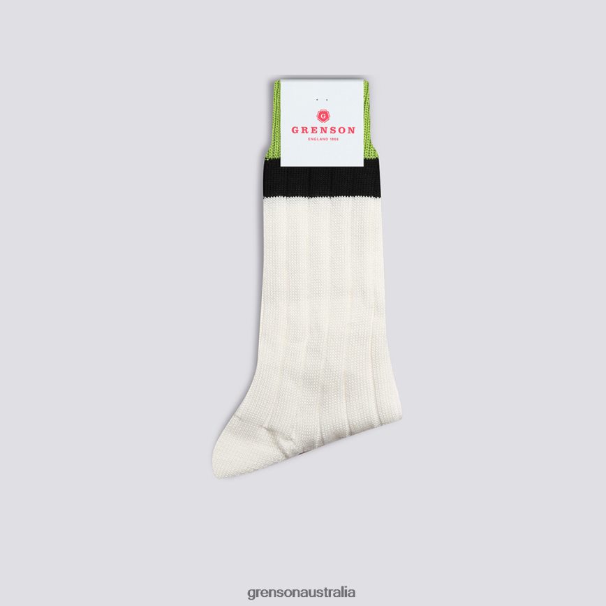 Grenson TOP STRIPE SOCK Women Cream Accessories LFTT6B475