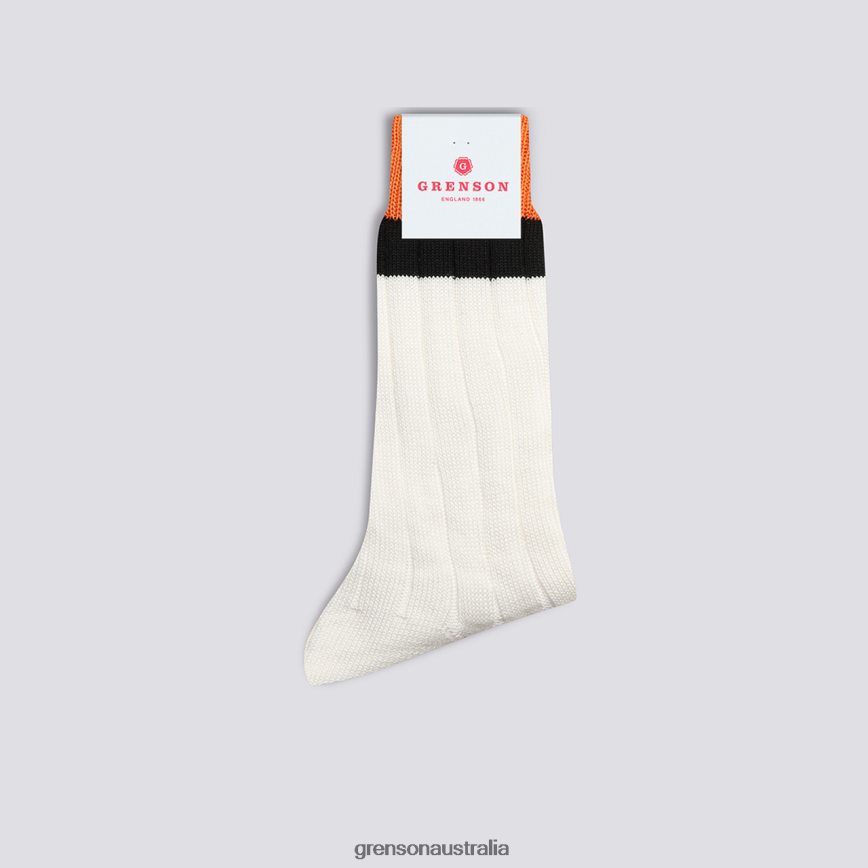 Grenson TOP STRIPE SOCK Women Cream Accessories LFTT6B477