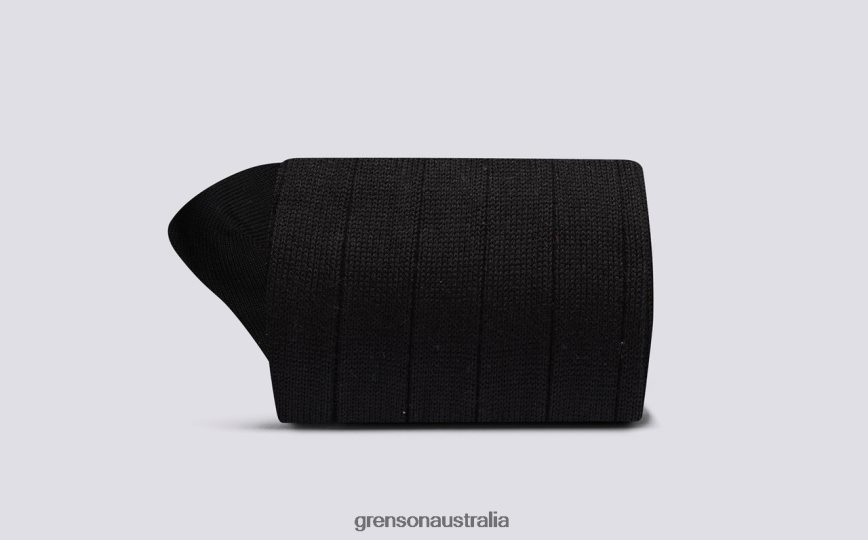 Grenson WIDE RIB SOCK Men Black Accessories LFTT6B495