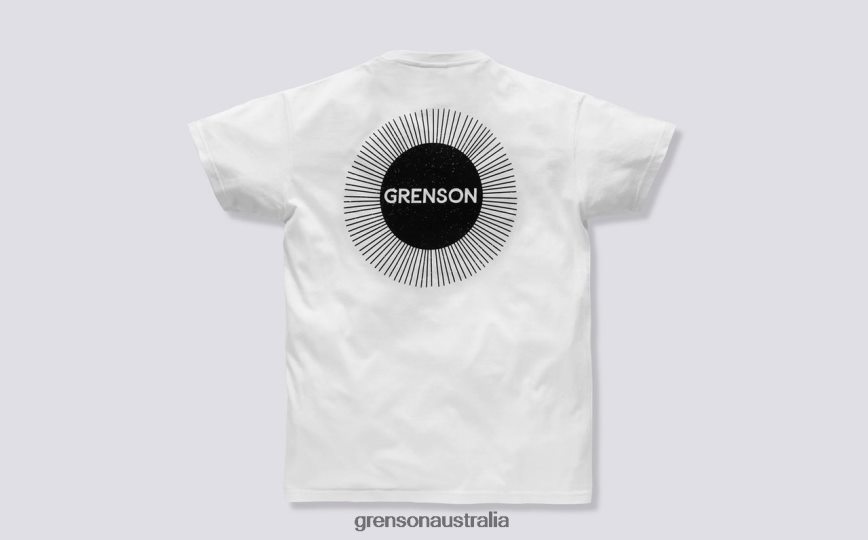 Grenson SUN BURST T-SHIRT Unisex White Clothes LFTT6B530