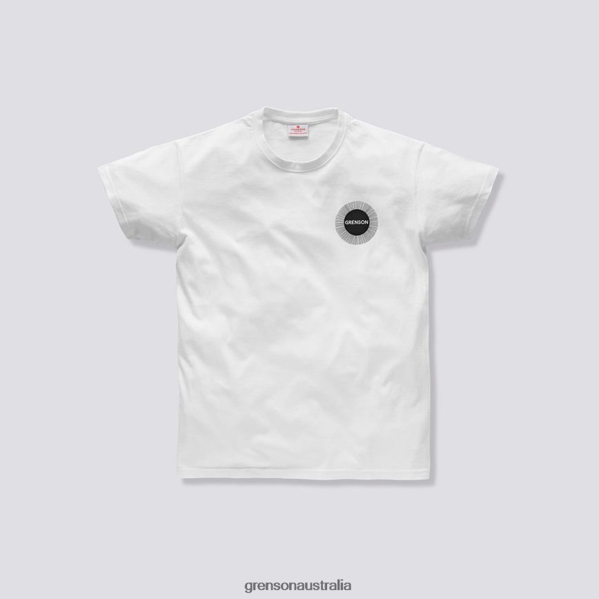 Grenson SUN BURST T-SHIRT Unisex White Clothes LFTT6B530