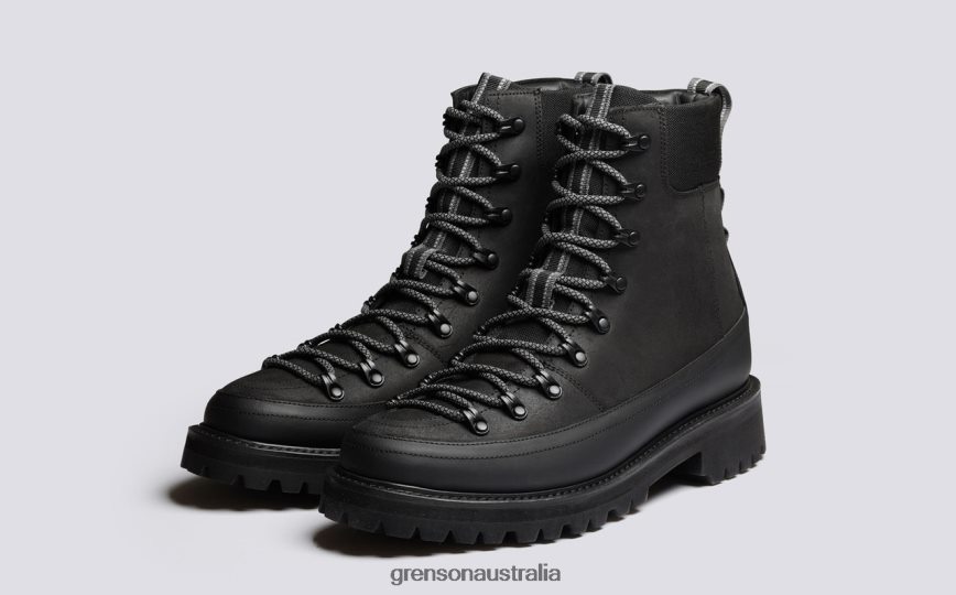 Grenson BRADY TECH Men Black Boots LFTT6B12
