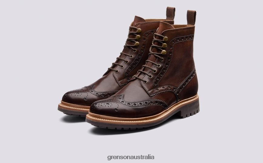 Grenson FRED Men Dark Brown Boots LFTT6B1
