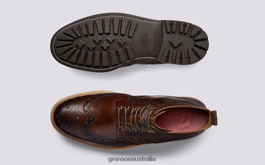 Grenson FRED Men Dark Brown Boots LFTT6B1