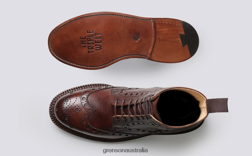 Grenson FRED Men Dark Brown Boots LFTT6B36