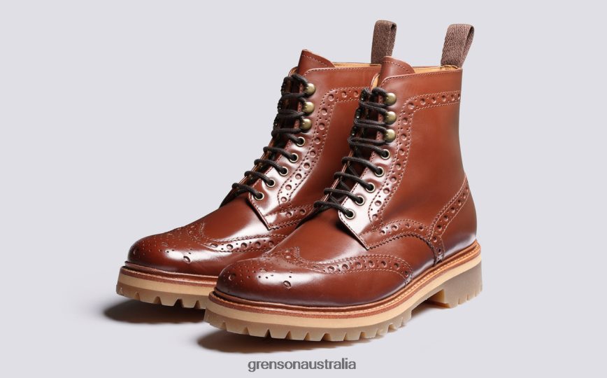 Grenson FRED Men Tan Boots LFTT6B15
