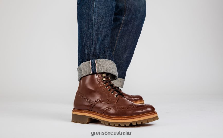 Grenson FRED Men Tan Boots LFTT6B15