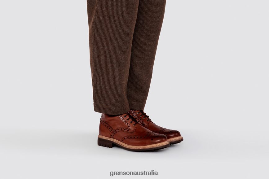 Grenson FRED Men Tan Boots LFTT6B34