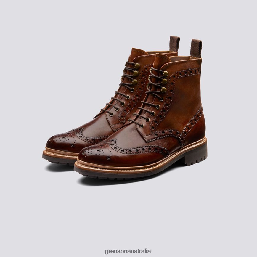 Grenson FRED Men Tan Boots LFTT6B34
