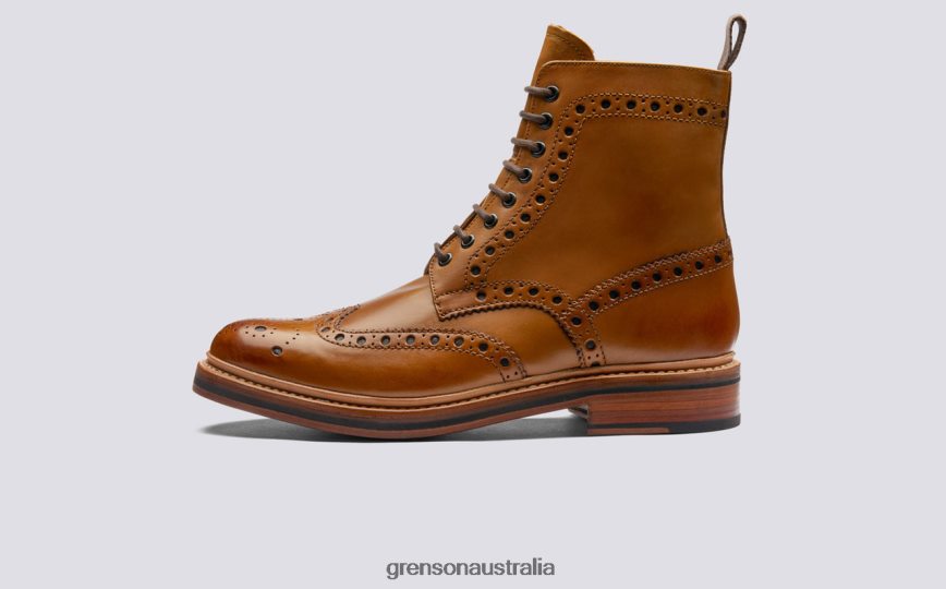 Grenson FRED Men Tan Boots LFTT6B3