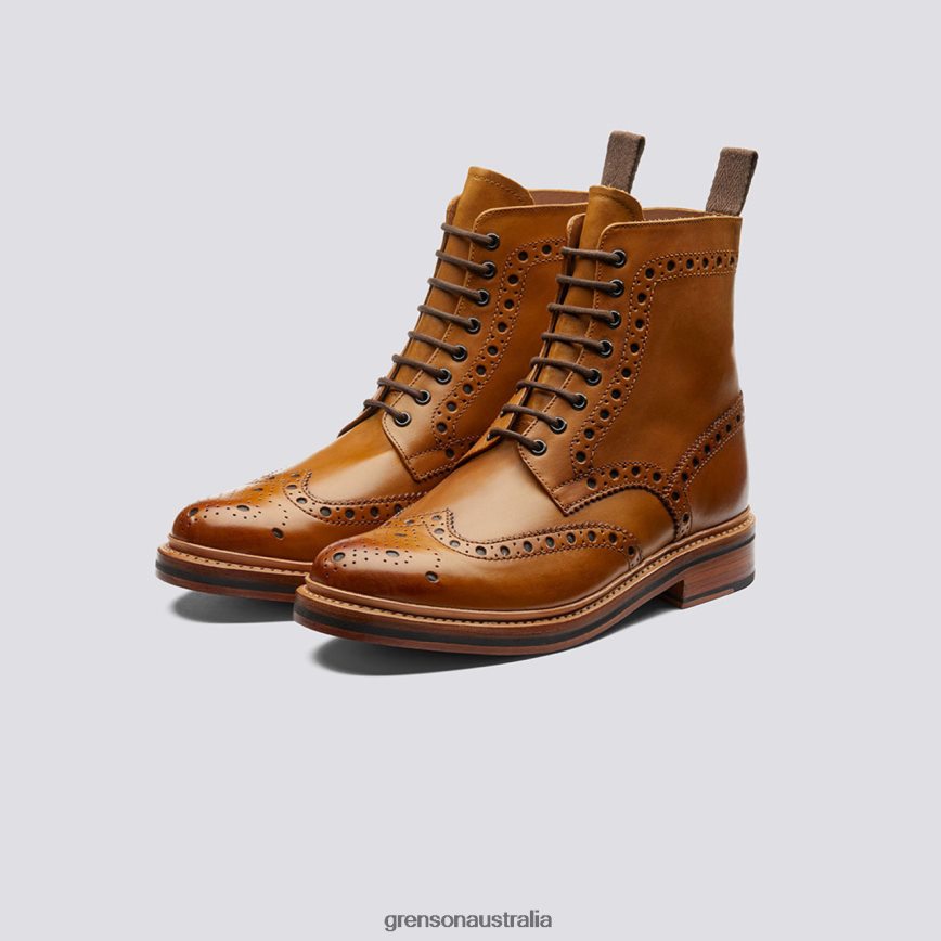 Grenson FRED Men Tan Boots LFTT6B3