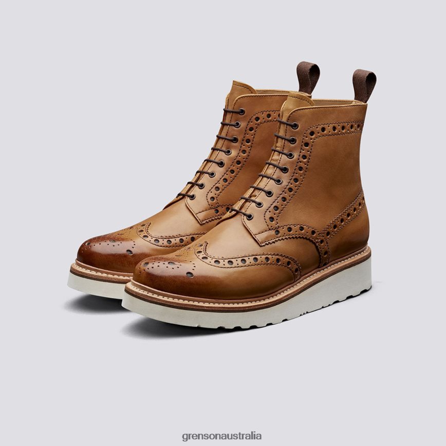 Grenson FRED Men Tan Boots LFTT6B7