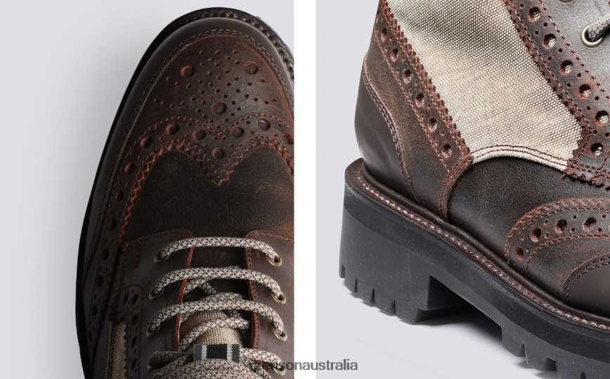 Grenson FRED TECH Men Brown Boots LFTT6B29