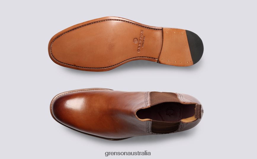 Grenson HOWARD Men Tan Handpainted Boots LFTT6B59