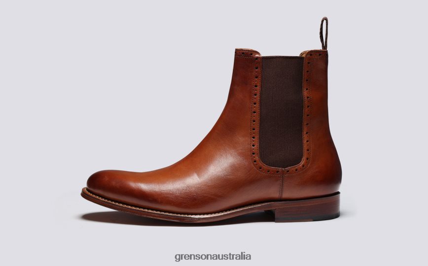 Grenson HOWARD Men Tan Handpainted Boots LFTT6B59