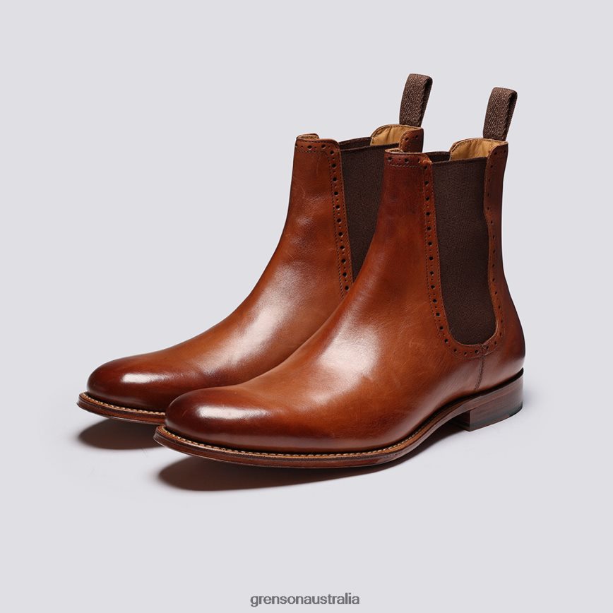 Grenson HOWARD Men Tan Handpainted Boots LFTT6B59