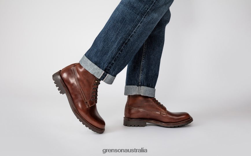 Grenson VINCENT Men Dark Brown Boots LFTT6B43