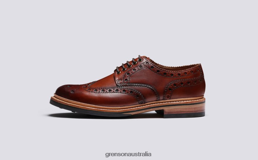 Grenson ARCHIE Men Tan Brogues Shoes LFTT6B116