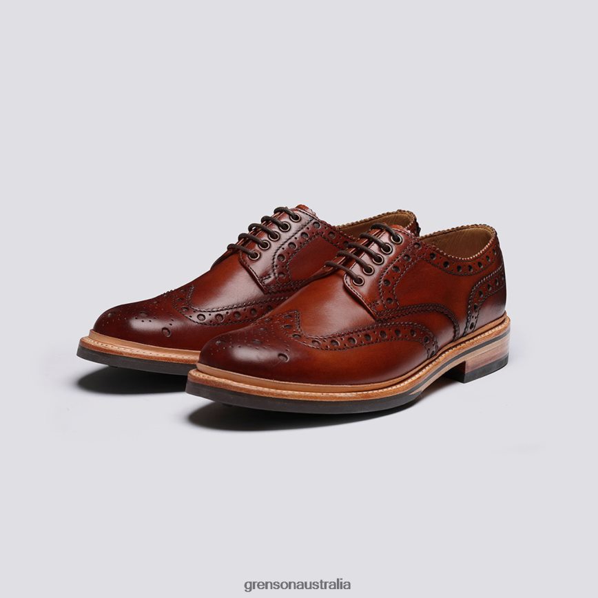 Grenson ARCHIE Men Tan Brogues Shoes LFTT6B116