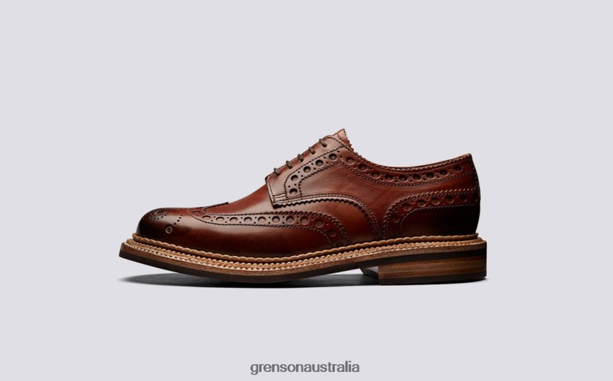 Grenson ARCHIE Men Tan Brogues Shoes LFTT6B119