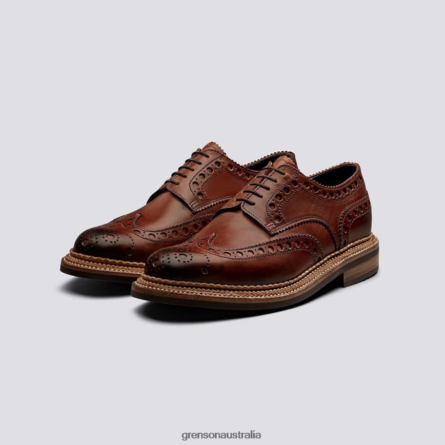 Grenson ARCHIE Men Tan Brogues Shoes LFTT6B119