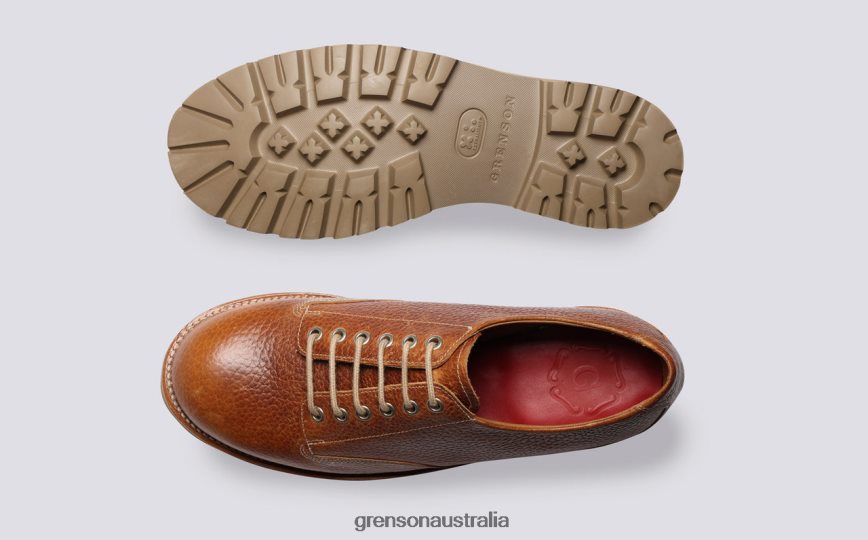 Grenson CALLAN Men Tan Derby Shoes LFTT6B149