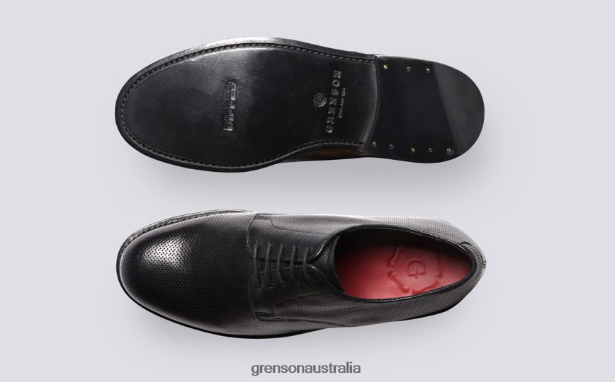 Grenson CURT Men Black Derby Shoes LFTT6B146