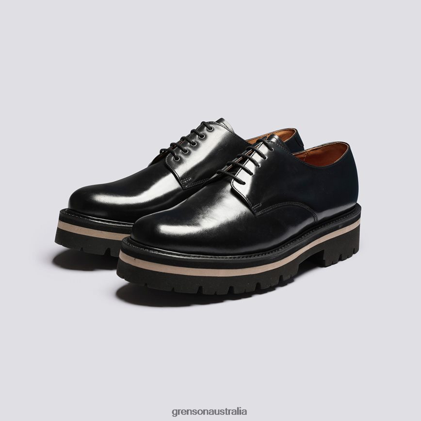 Grenson CURT Men Black Derby Shoes LFTT6B160