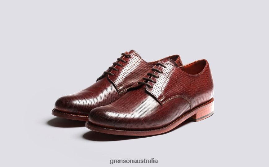 Grenson CURT Men Tan Derby Shoes LFTT6B145