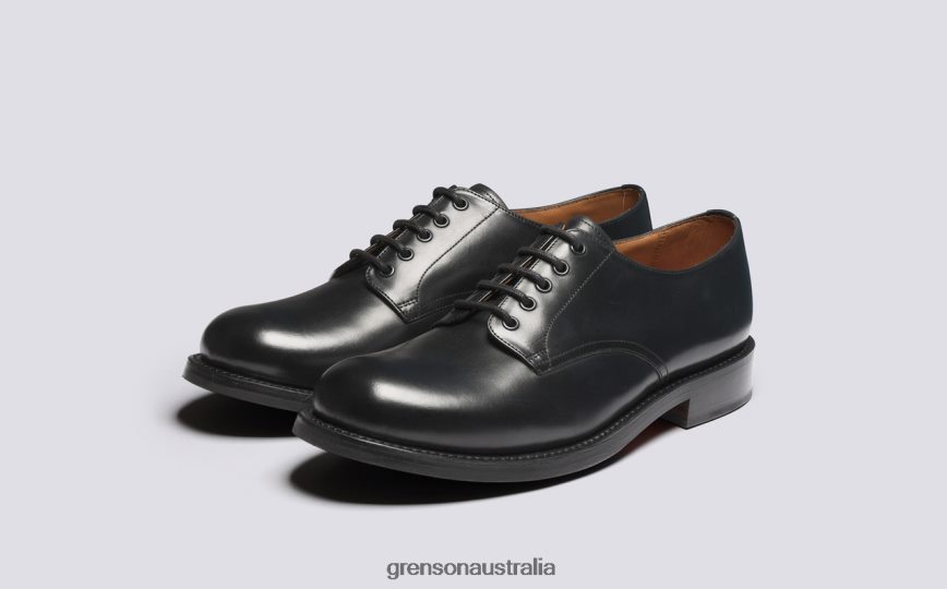 Grenson DARRYL Men Black Derby Shoes LFTT6B158