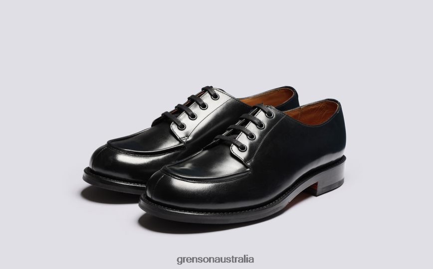 Grenson ERIC Men Black Derby Shoes LFTT6B162