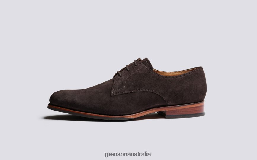 Grenson GARDNER Men Peat Derby Shoes LFTT6B154