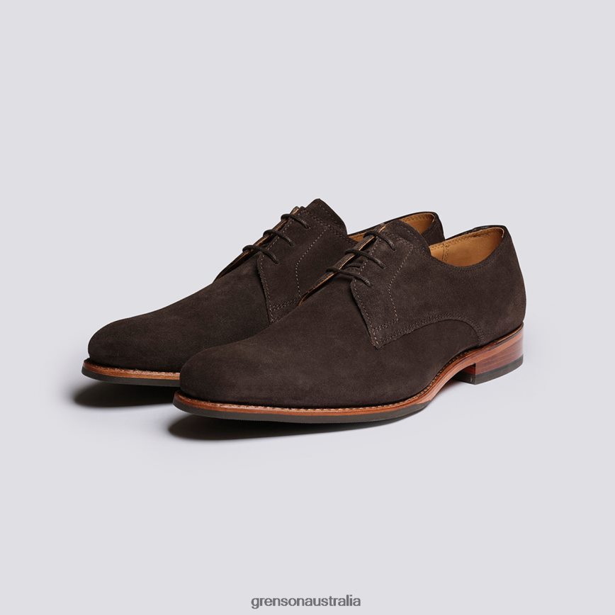 Grenson GARDNER Men Peat Derby Shoes LFTT6B154