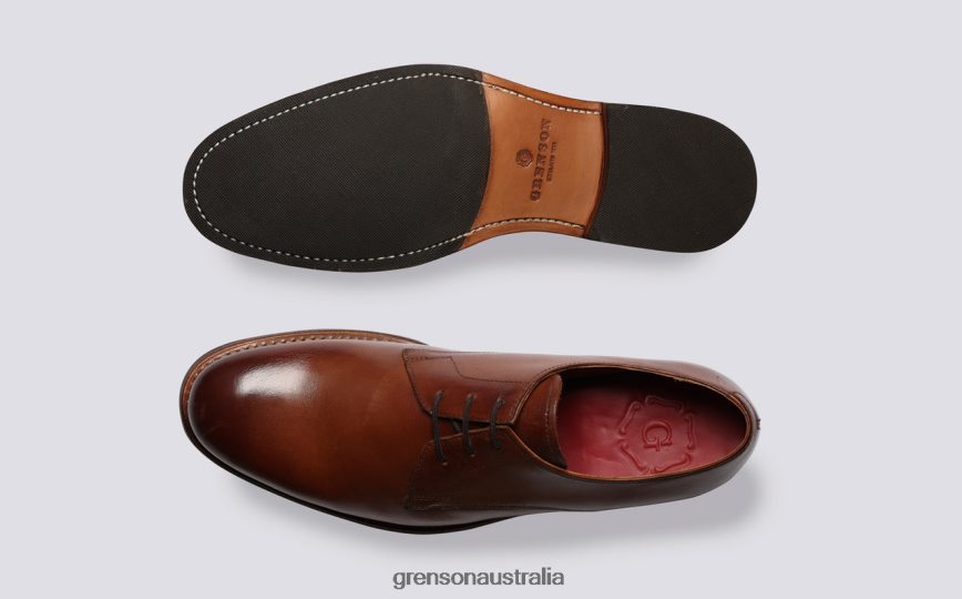 Grenson GARDNER Men Tan Derby Shoes LFTT6B159